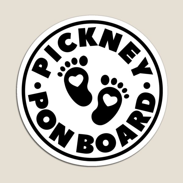 Item preview, Pickney Pon Board Baby on Board Car Window Bumper Sticker Decal in Jamaican Patois - Baby designed and sold by CreativesbySam.