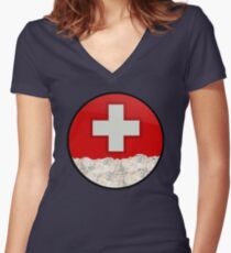 Mountain Keeper Women's Fitted V-Neck T-Shirt