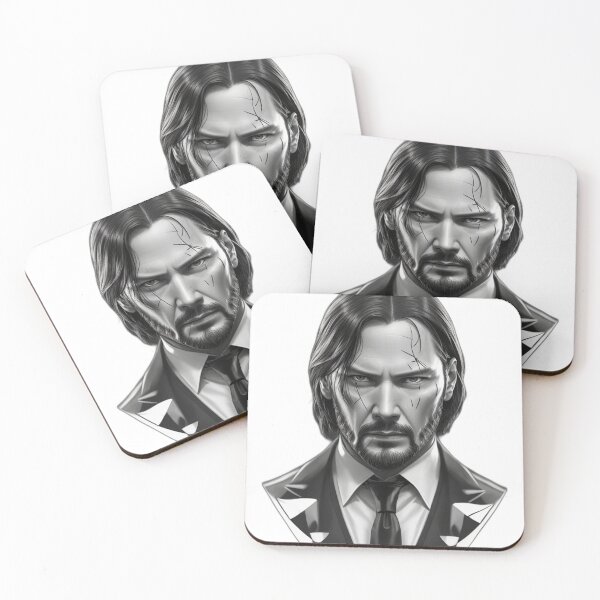 Item preview, John Wick Black and White Pencil Art designed and sold by MTS81.