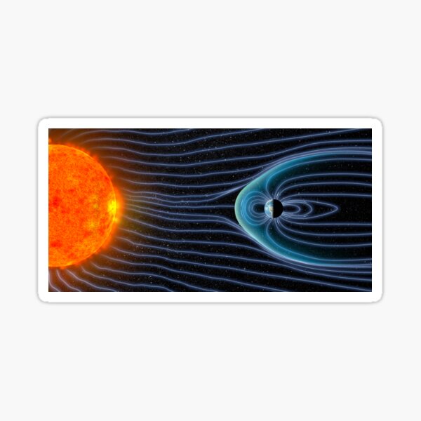 Earth's Magnetosphere Sticker