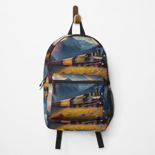 Item preview, Steam train high among the mountains designed and sold by M-Y-A-R-T-.