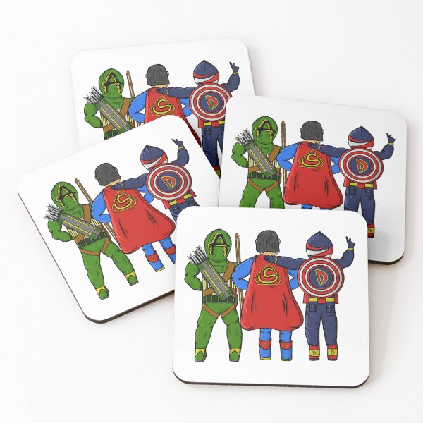 Item preview, Three Superhero Best Friend designed and sold by ozilioclothing.