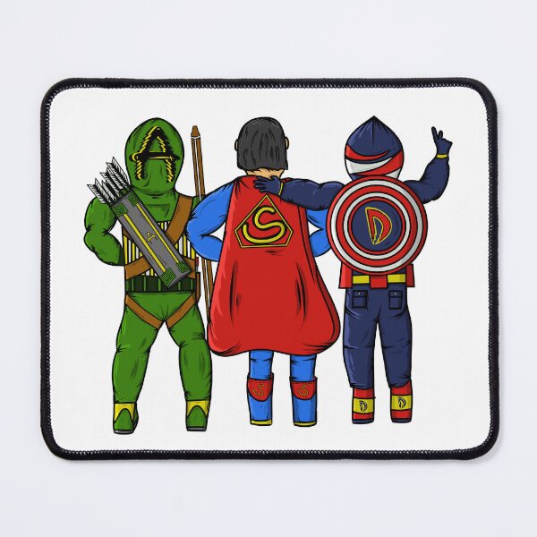 Item preview, Three Superhero Best Friend designed and sold by ozilioclothing.