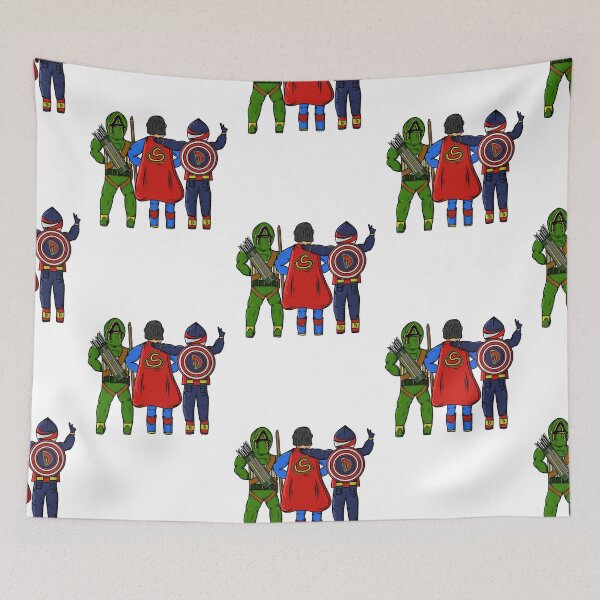 Item preview, Three Superhero Best Friend designed and sold by ozilioclothing.