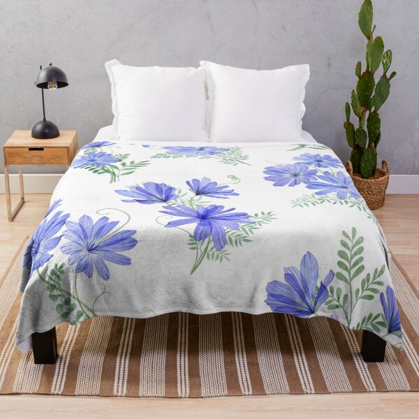 Item preview, Blue Sailors transparent flowers watercolor print. Spring romantic bouquets translucent designed and sold by likapix.