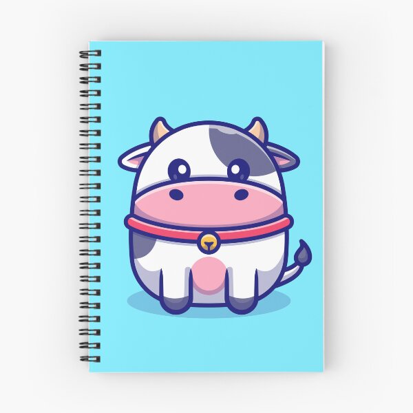 Item preview, "Charming Baby Cow Sitting - Cartoon Vector Illustration designed and sold by hjian8219.