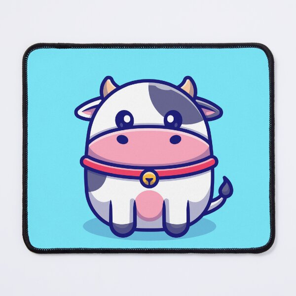 Item preview, "Charming Baby Cow Sitting - Cartoon Vector Illustration designed and sold by hjian8219.