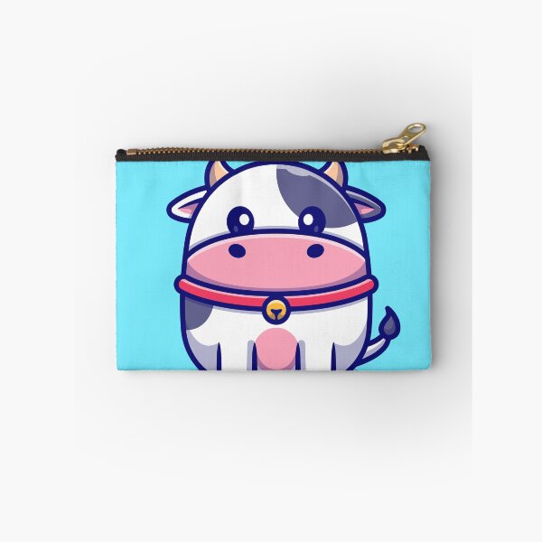 Item preview, "Charming Baby Cow Sitting - Cartoon Vector Illustration designed and sold by hjian8219.