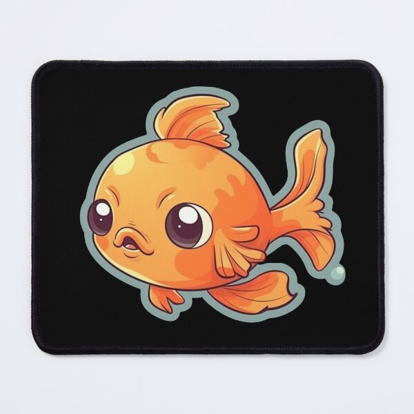 Item preview, Cute Goldfish, Cartoon Style, Sticker Illustration designed and sold by art-max-jenner.