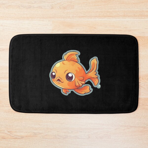 Item preview, Cute Goldfish, Cartoon Style, Sticker Illustration designed and sold by art-max-jenner.