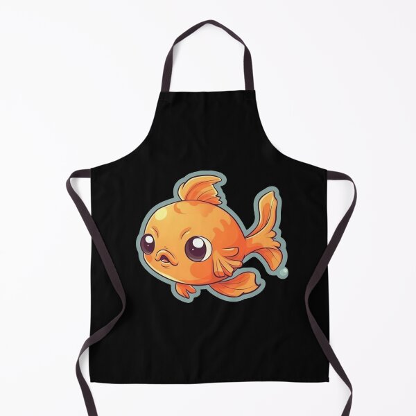 Item preview, Cute Goldfish, Cartoon Style, Sticker Illustration designed and sold by art-max-jenner.