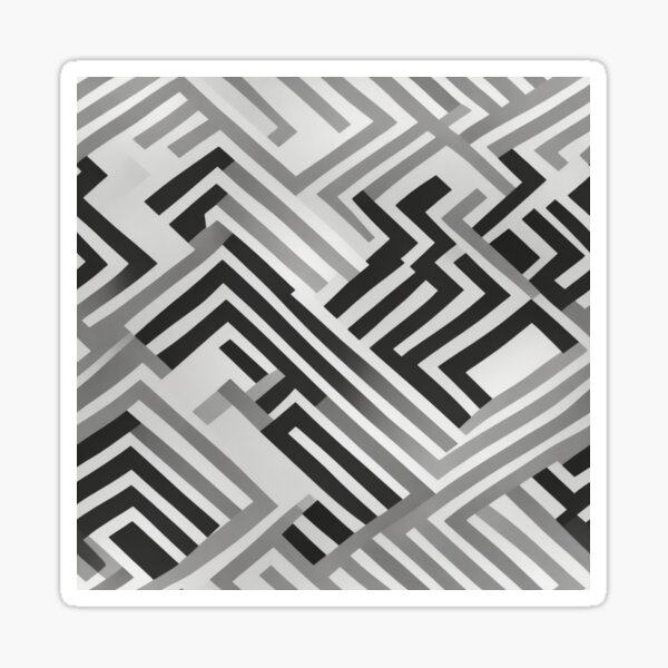 Item preview, Shifting geometric shapes, optical illusions designed and sold by CoolPixels.