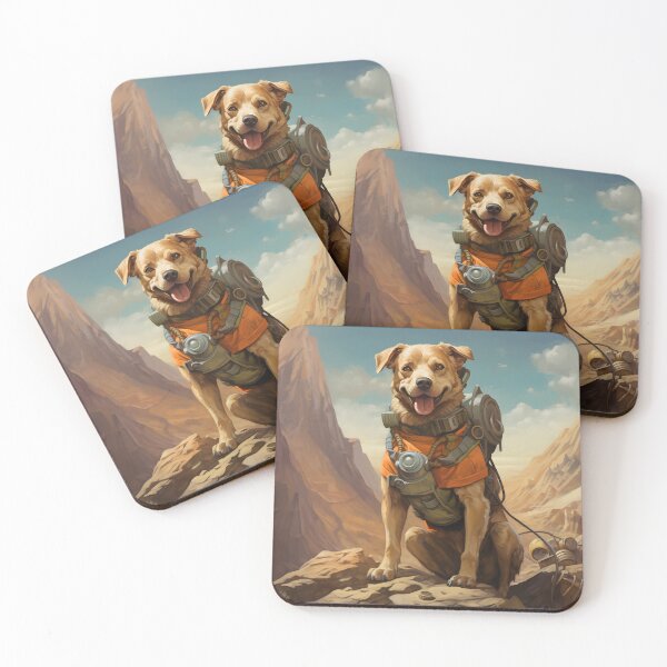 Item preview, A dog with a backpack on his back designed and sold by Nickyayee.