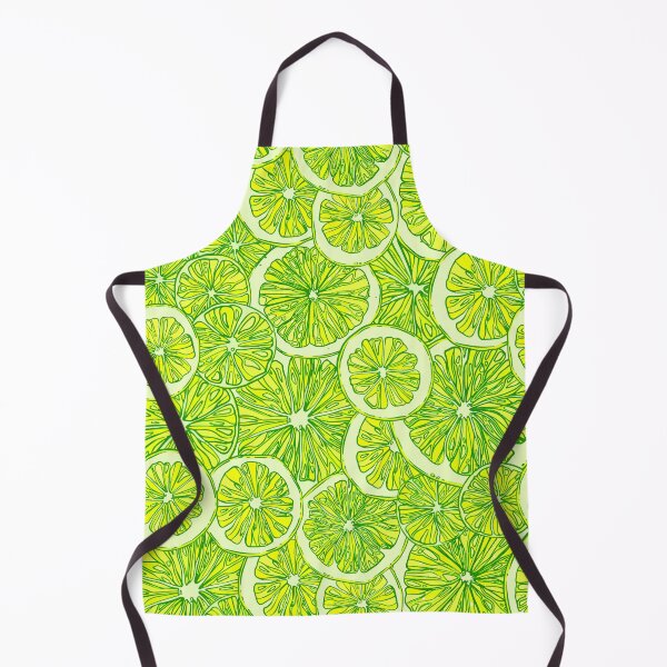 Item preview, pattern with hand drawing cut limes designed and sold by amekamura.