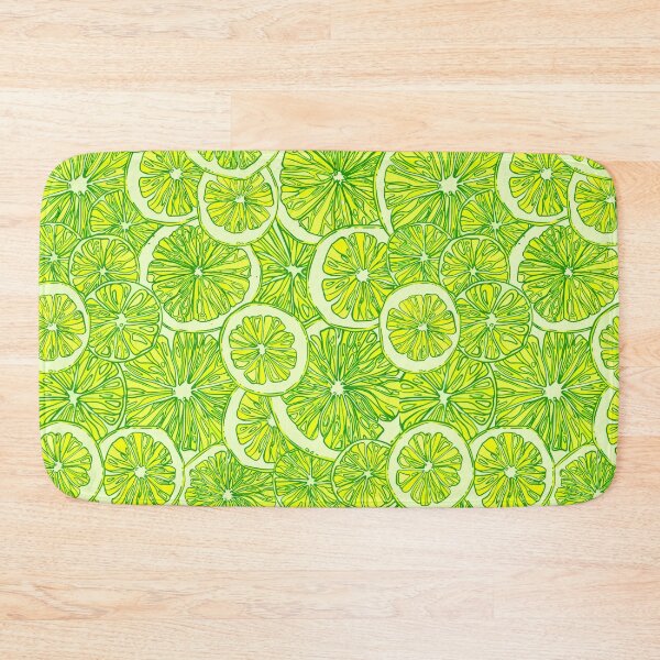 Item preview, pattern with hand drawing cut limes designed and sold by amekamura.