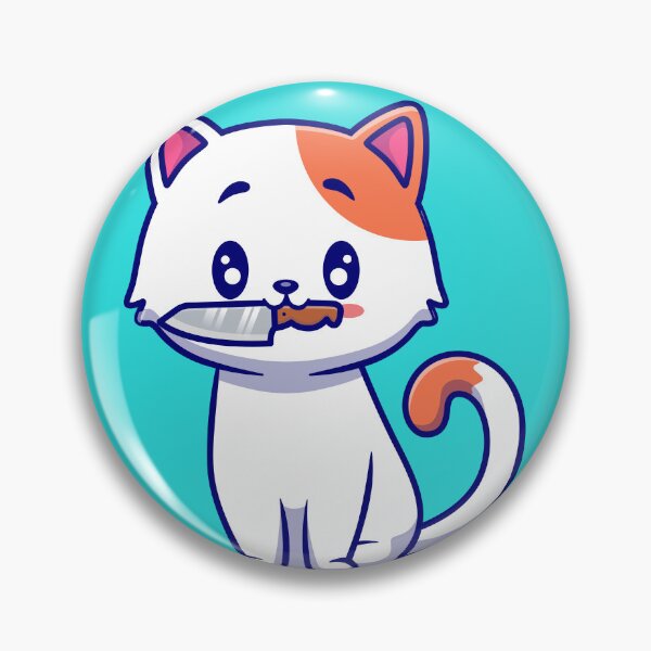 Item preview, Playful Cat with a Curious Twist - Cartoon Illustration designed and sold by hjian8219.