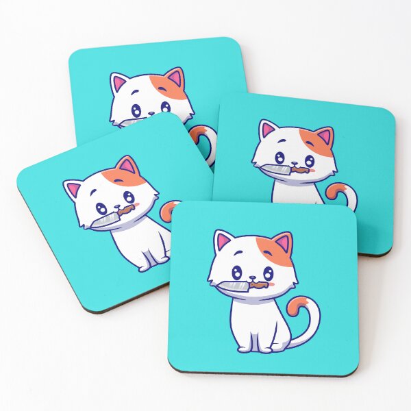 Item preview, Playful Cat with a Curious Twist - Cartoon Illustration designed and sold by hjian8219.
