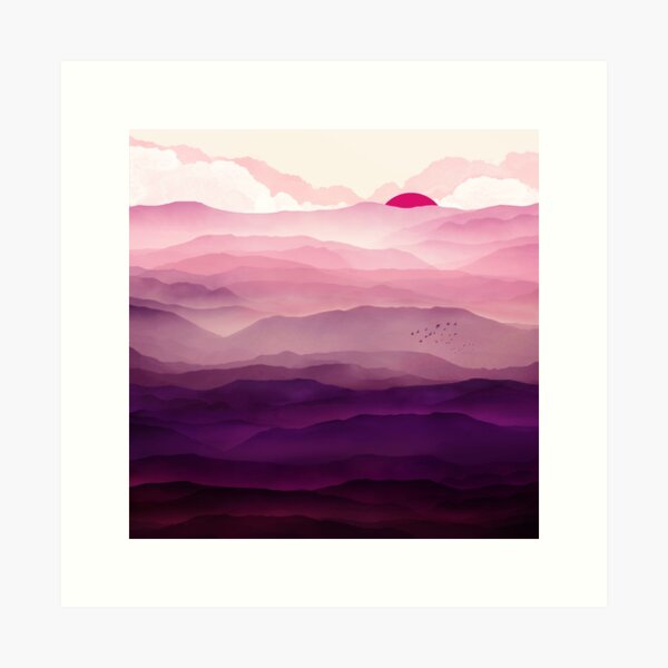 Ultraviolet Day Art Print