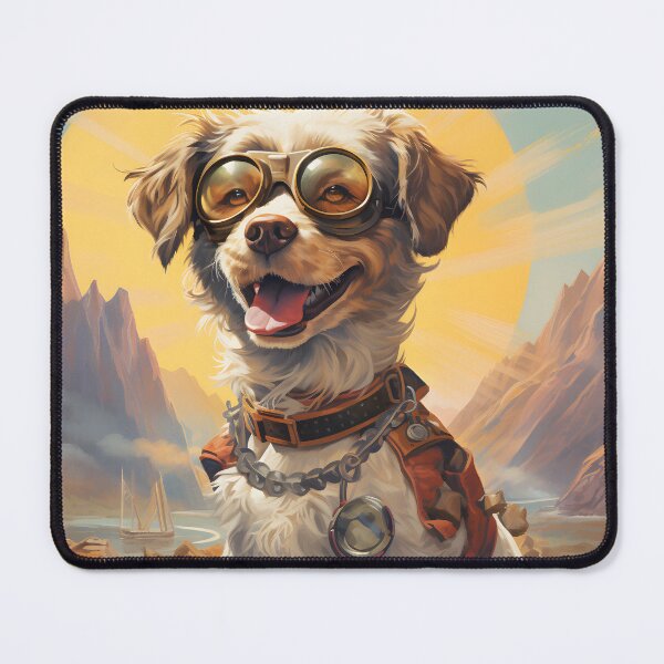 Item preview, A dog with a backpack on his back designed and sold by Nickyayee.