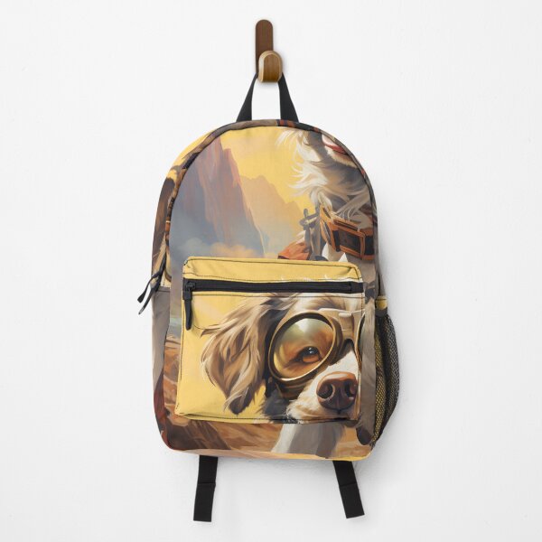 Item preview, A dog with a backpack on his back designed and sold by Nickyayee.