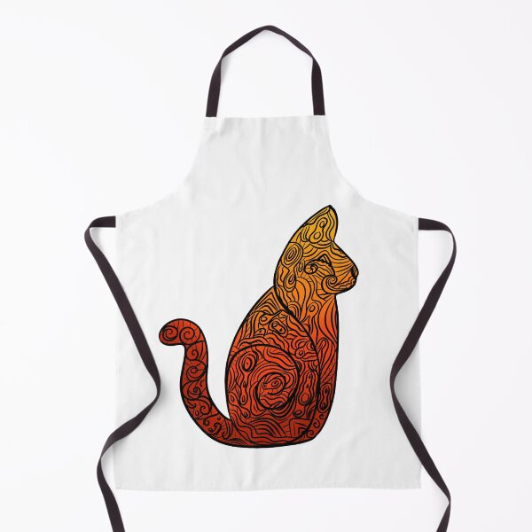 Item preview, Orange Stained Glass Cat designed and sold by thingamebobb.