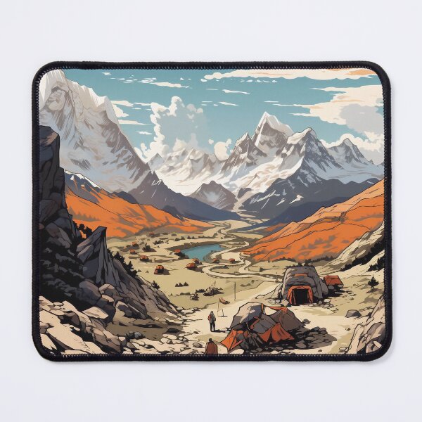 Item preview, The drawing of base camp  designed and sold by EternityLoves.