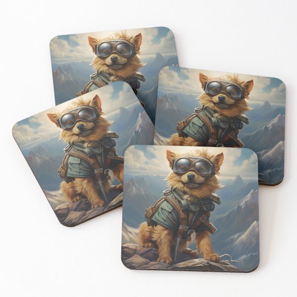 Item preview, A dog with a backpack on his back designed and sold by Nickyayee.