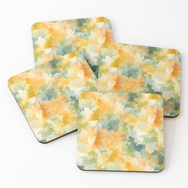 Item preview, Watercolour Ink and Blotches Autumn Pattern designed and sold by 89BLACK.