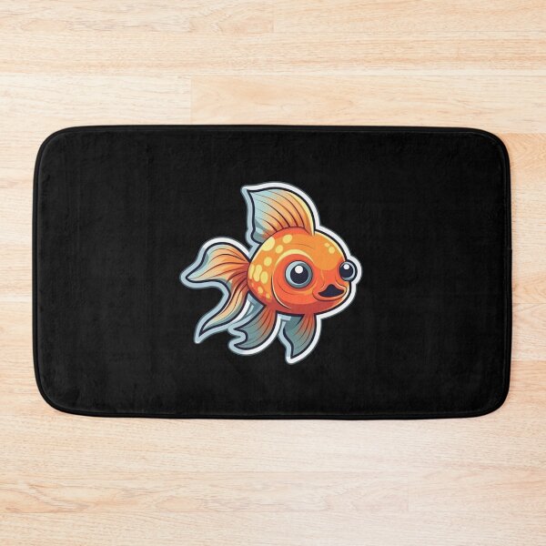 Item preview, Cute Goldfish, Cartoon Style, Sticker Illustration designed and sold by art-max-jenner.