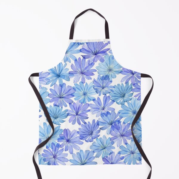 Item preview, Romantic Cornflower watercolor print. Spring blue Sailors translucent flowers. designed and sold by likapix.