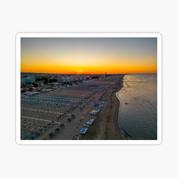 Item preview, Summer sunset on the beach in Rimini designed and sold by Andrei Domanin.