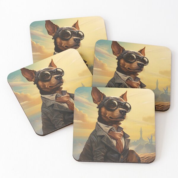 Item preview, A dog sitting on a rock with a backpack designed and sold by Nickyayee.