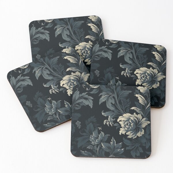 Item preview, Blooms in Twilight: Vintage Floral Shadows designed and sold by Vintageoused.