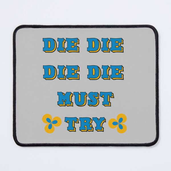 Item preview, Die Die Must Try Retro designed and sold by UniqueDesignHub.