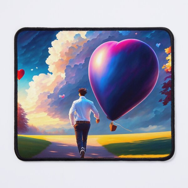 Item preview, A heart shaped balloon flying designed and sold by M-Y-A-R-T-.