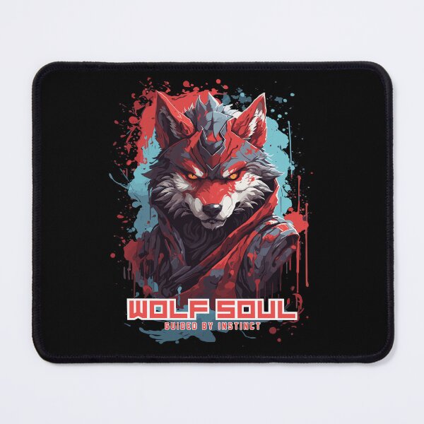 Item preview, Wolf Soul - Guided by Instinct - Powerful Wolf Vector Art designed and sold by BNCH44.