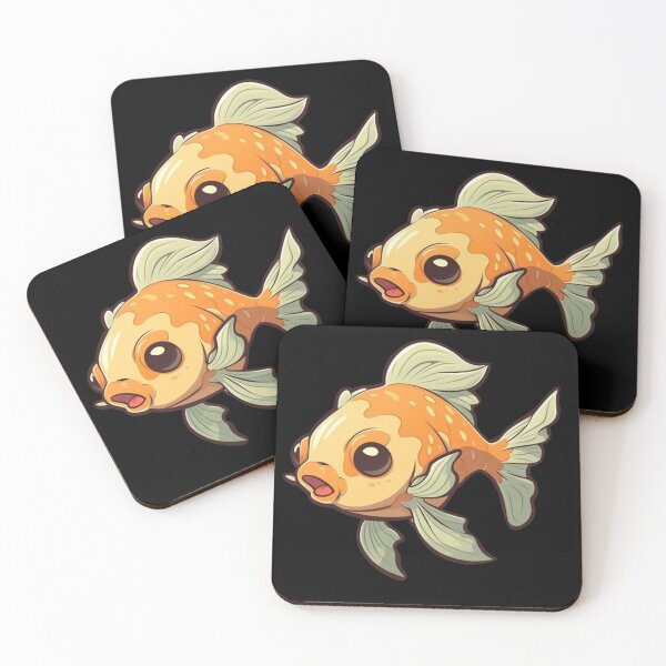 Item preview, Cute Goldfish, Cartoon Style, Sticker Illustration designed and sold by art-max-jenner.