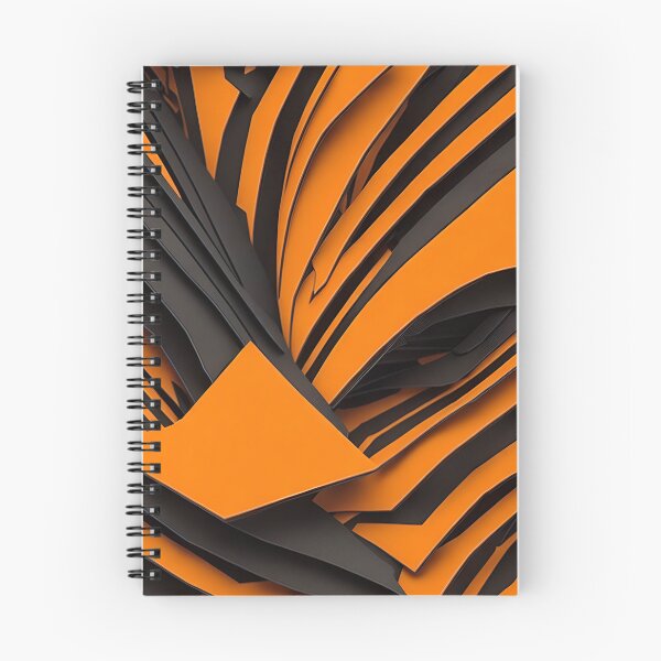Item preview, Black and orange Abstract pattern designed and sold by Rothnaric.
