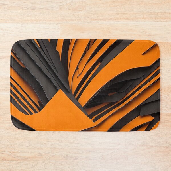 Item preview, Black and orange Abstract pattern designed and sold by Rothnaric.