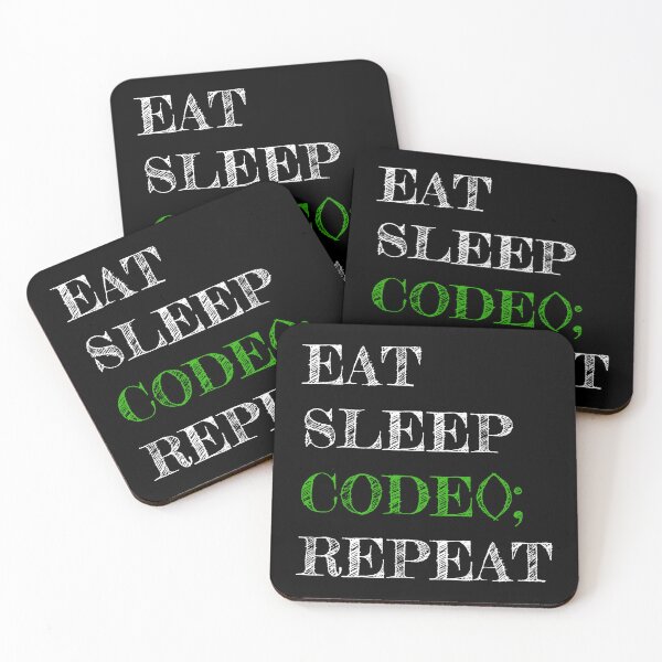 Item preview, Eat Sleep Code() Repeat designed and sold by cryptotshirts.