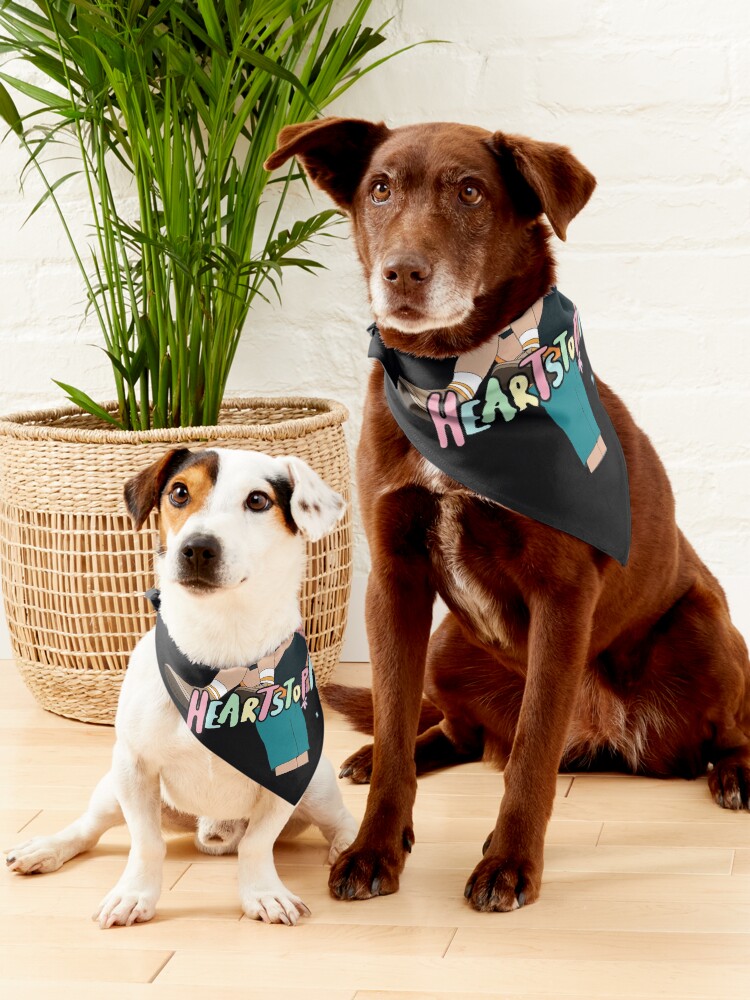 Thumbnail 5 of 6, Pet Bandana, Heartstopper designed and sold by Designs1279.