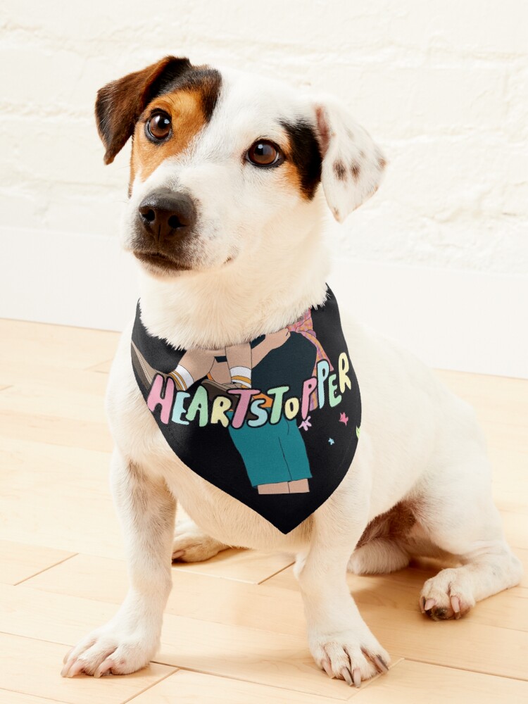 Thumbnail 1 of 6, Pet Bandana, Heartstopper designed and sold by Designs1279.