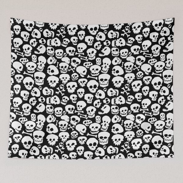 Item preview, Skull Pattern Fun Skulls designed and sold by carlhuber.