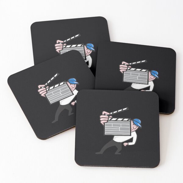 Item preview, Director With Movie Clapboard Cartoon  	 designed and sold by etirnodao15.