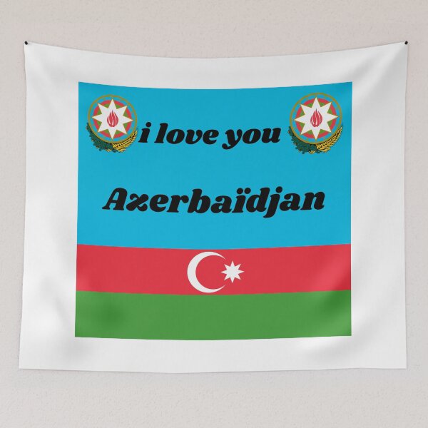 Item preview,  azerbaijan flag designed and sold by CARANIACLS.