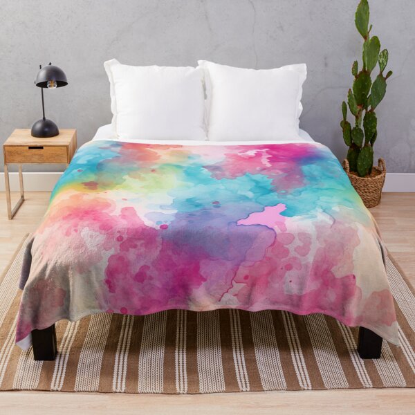 Item preview, Watercolour Ink and Spray Blotches Pattern designed and sold by 89BLACK.