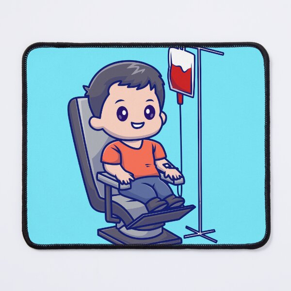 Item preview, Heartwarming Gesture: Cute Man Blood Transfusion designed and sold by hjian8219.