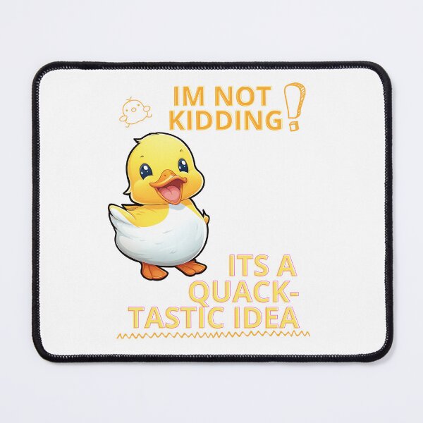 Item preview, Im not kidding cute duck designed and sold by WickyWildLife.