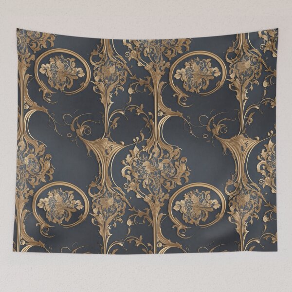Item preview, Arabesque pattern, metallic accents designed and sold by CoolPixels.
