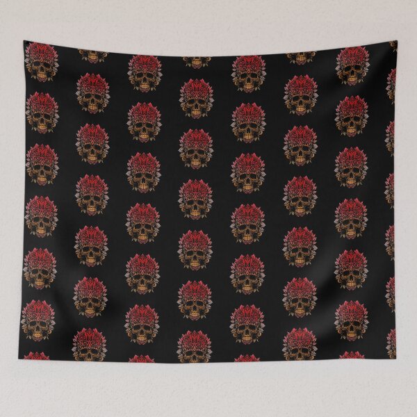 Item preview, Day of the dead skull designed and sold by apicon.